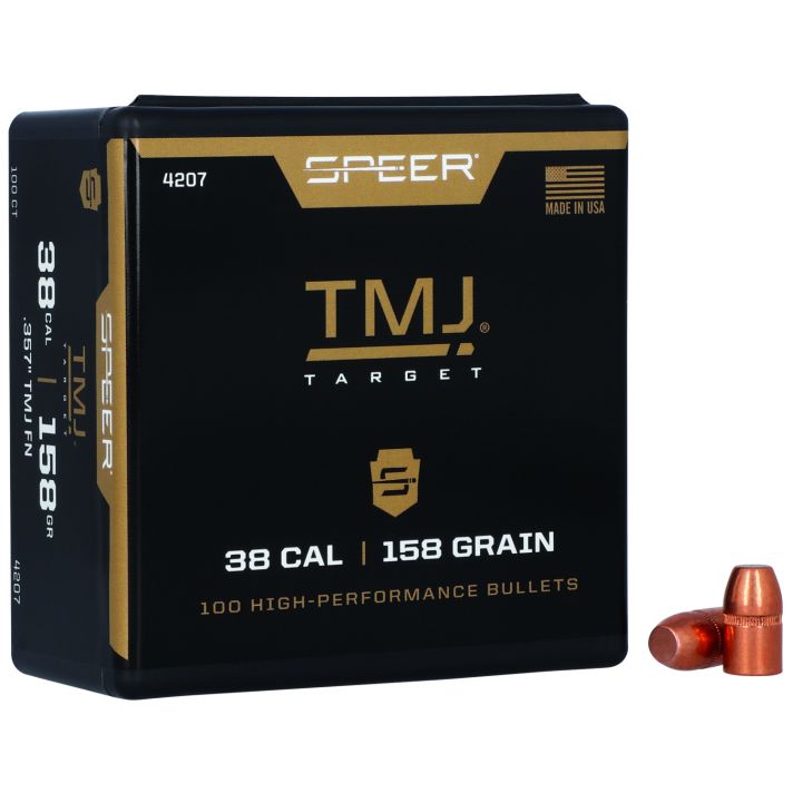 Speer 4207 TMJ38Cal 158gr Total Metal Jacket 100 Per Box/5 Case