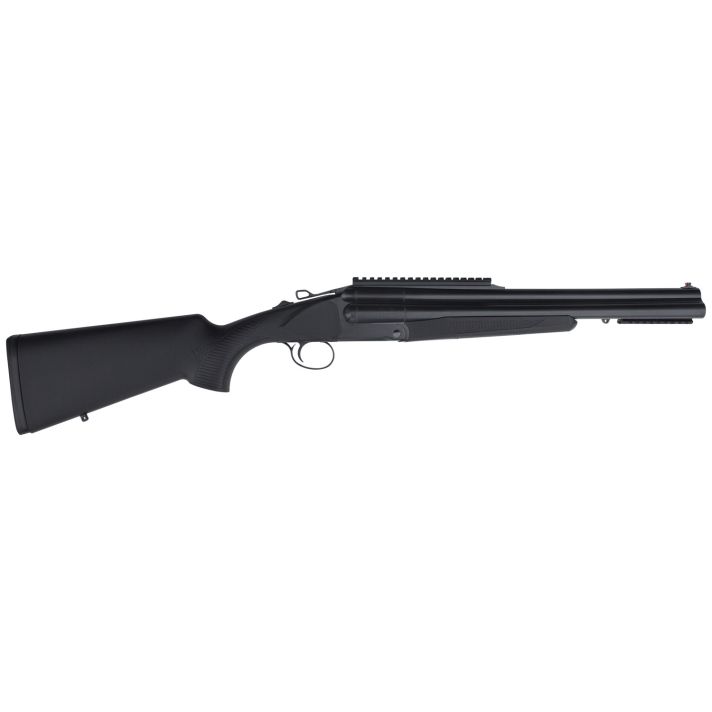 Charles Daly 930110 Triple Threat12 Gauge 3rd 3" 18.50" Blued Triple Barrel, Blued Steel Receiver, Checkered Synthetic Stock & Forend, Non-Removable Butt Stock, Includes 5 Choke Tubes,