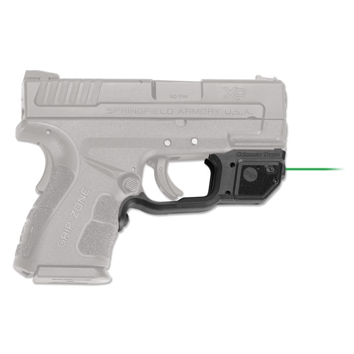 Crimson Trace 01-6330-1 LG-496G Green LaserguardBlack Springfield Armory XD MOD.2