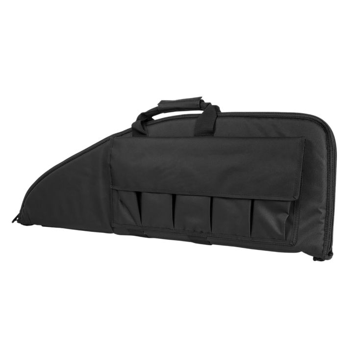 NcStar CV290736 VISM Rifle Case w/ Double Zippers ID Holder Foam Padding & Black Finish