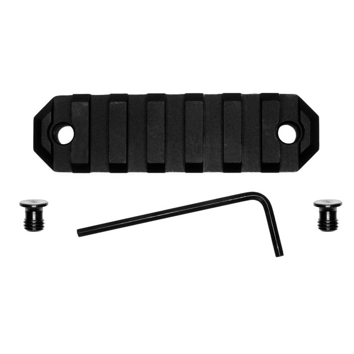 GrovTec US Inc GTSW228 3 Inch 7 Slot KeymodBlack Anodized