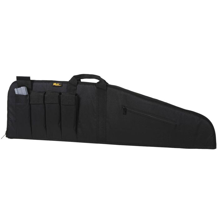 US PeaceKeeper P20035 MSR Case Water Resistant Black 600D Polyester w/ Brushed Tricot Liner 2" Padding & Lockable Zippers