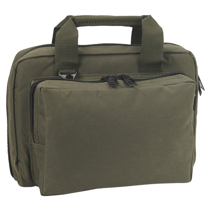 US PeaceKeeper P21106 Mini Range Bag Water Resistant OD Green 600D Polyester with 8 Mag Pockets, Lockable Zippers & Wraparound Handles 12.75" L x 8.75" H x 3" D Exterior Dimensions
