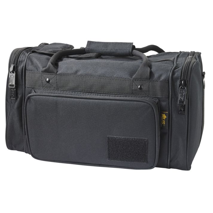 US PeaceKeeper P21115 Medium Range Bag Water Resistant Black 600D Polyester with Pockets, Removable Gun Rug, & Wraparound Handles 18" L x 10" H x 10" D Exterior Dimensions