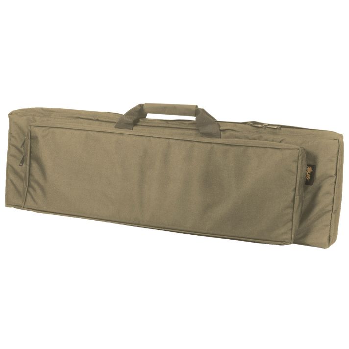 US PeaceKeeper P40036 RAT Case Water Resistant Tan 600D Polyester w/ Padding Adjustable Straps Air Vents & Front Pocket w/ Triple Mag Pouch