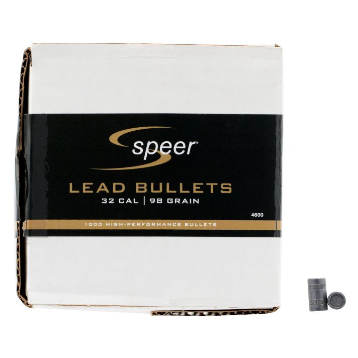 Speer 4600 Handgun32Cal 98gr Lead Wadcutter 1000/Box