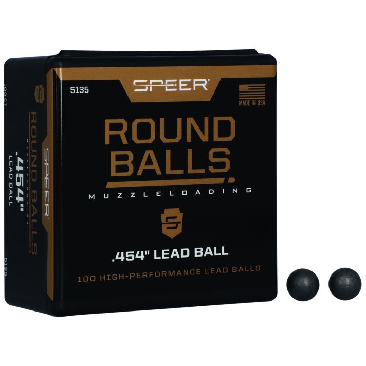 Speer 5135 Lead Balls44Cal Lead Ball 140gr 100 Per Box/5 Case