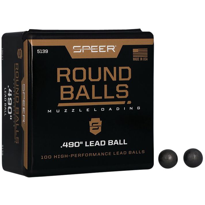 Speer 5139 Lead Balls50Cal Lead Ball 176gr 100 Per Box/5 Case