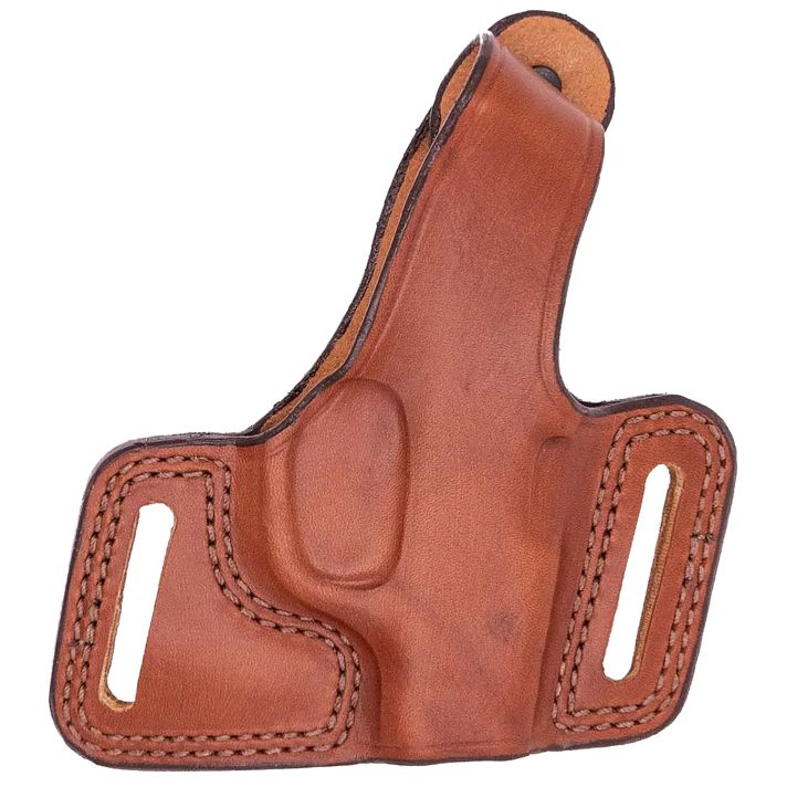 Bianchi 16862 Black WidowOWB Size 15 Tan Leather Belt Slide Compatible w/Glock 20/21/29/30/37.