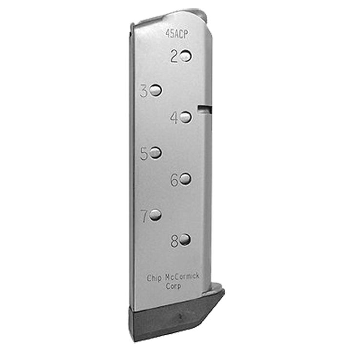 CMC Products MMG45FS8P Match Grade8rd 45 ACP Fits 1911 Government Stainless/Black