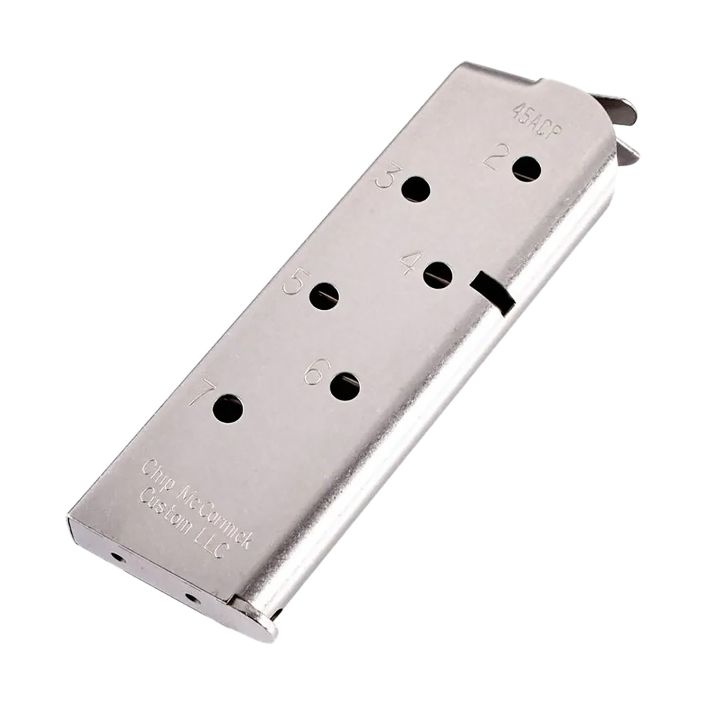 CMC Products 14120 Match Grade7rd 45 ACP Fits 1911 Officer Stainless Steel