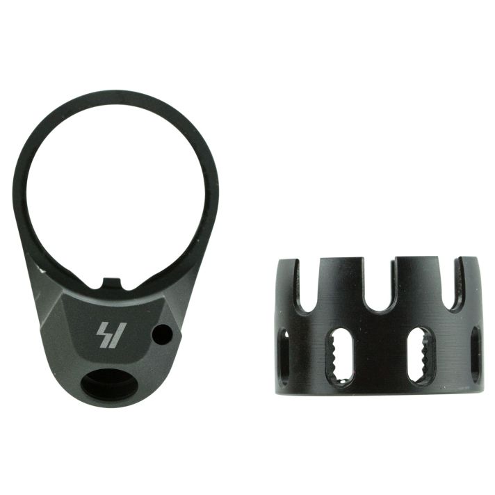 Strike ARECN&EEPBK AR Enhanced Castle Nut and Extended End Plate with QD