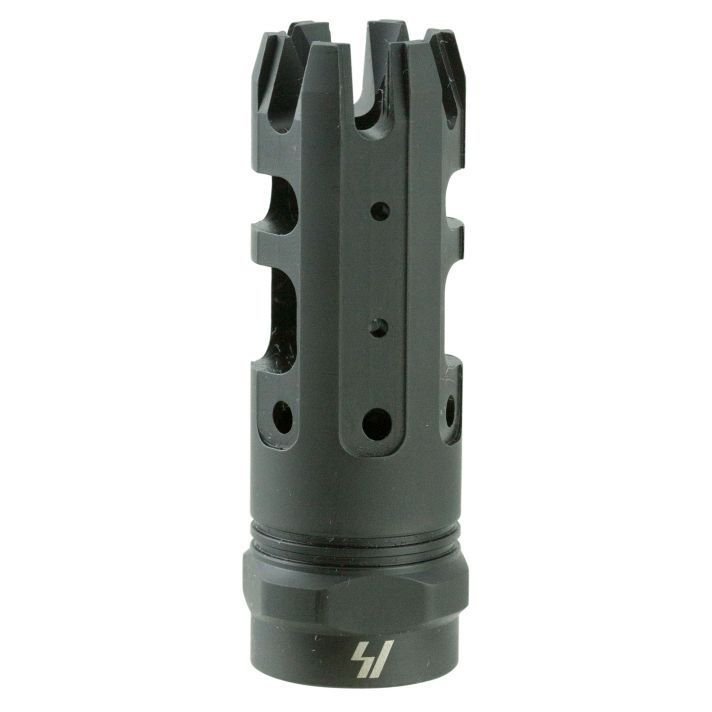 Strike Industries KINGCOMP30 King CompBlack Steel with 5/8"-24 tpi Threads, 2.62" OAL & 0.87" Diameter for 308 Win, 7.62x51mm NATO AR-Platform