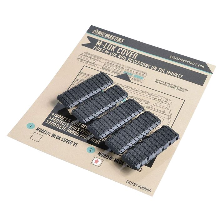 Strike Industries MLOKCOVERV M-LOK Cover V2Black