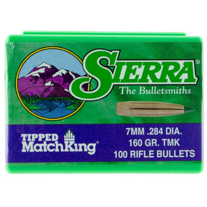 Sierra 7660 Tipped MatchKing7mm 160gr Tipped MatchKing 100/Box