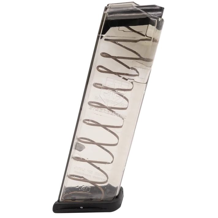 ETS Group GLK22 Pistol Mags16rd 40 S&W Compatible w/Glock 22/23/24/27/35 Gen1-4 Clear Polymer