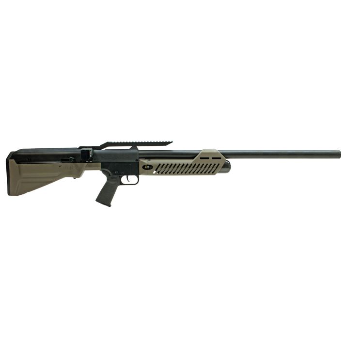 Umarex USA 2252635 HammerPCP .50 Cal 2 Shot Black Barrel & Receiver, OD Green Fixed Synthetic Stock, AR Magpul Style Grip
