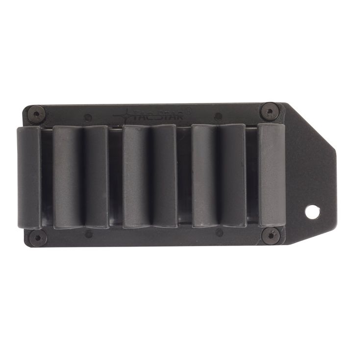 TacStar 1081134 SideSaddleMossberg 500 20 Gauge 4rds Black Polymer w/Aluminum Mounting Plate