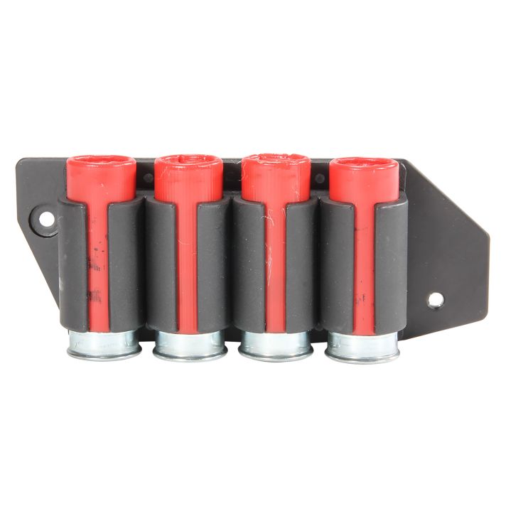 TacStar 1081167 SideSaddleMossberg 500/590 12 Gauge 4rd Black Polymer w/Aluminum Mounting Plate