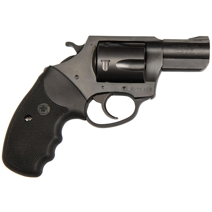 Charter Arms 69920 Pitbull9mm Luger 5rd, 2.20" Black Nitride Steel Barrel, Cylinder & Frame w/Black Finger Grooved Rubber Grip