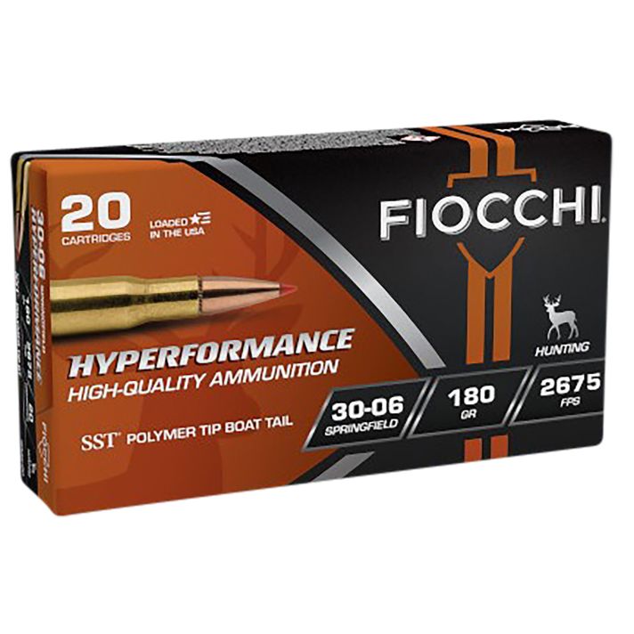 Fiocchi 3006HSC Hyperformance30-06Springfield 180gr Super Shock Tip 20 Per Box/10 Case