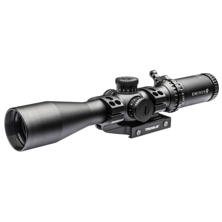 TruGlo TG-8539TLR EminusBlack Anodized 3-9x42mm 30mm Tube Dual Illuminated (Green/Red)TacPlex MOA Reticle