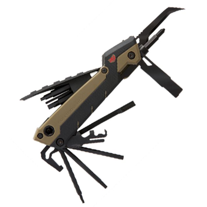 Real Avid AVGTPROAR Gun Tool Pro OD Green Stainless Steel Plain Blade AR-15