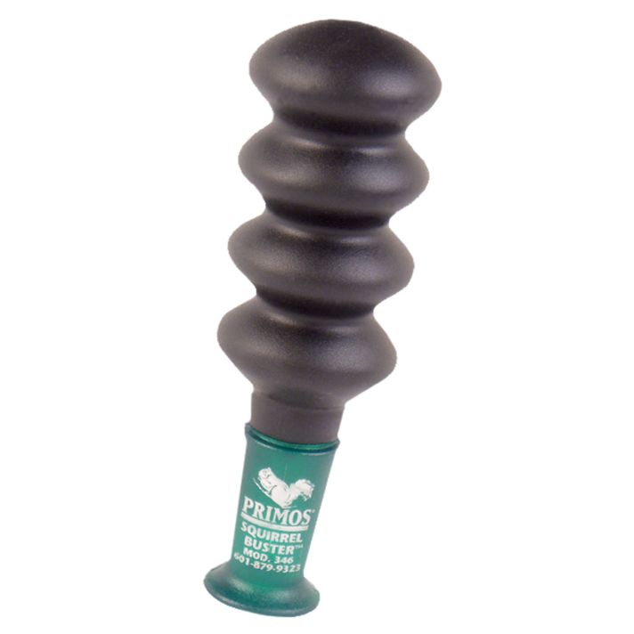 Primos 373 Squirrel BusterGrunter Call Fox/Grey/Young Squirrel Sounds Attracts Squirrels Black Rubber