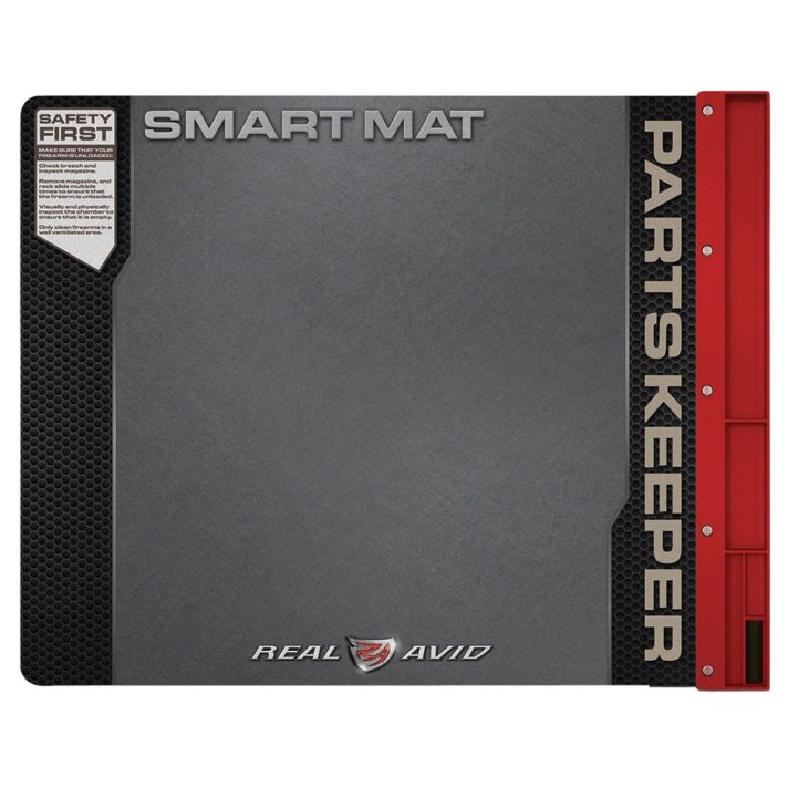 Real Avid AVUHGSM Handgun Smart Mat Black/Red 19" x 16"