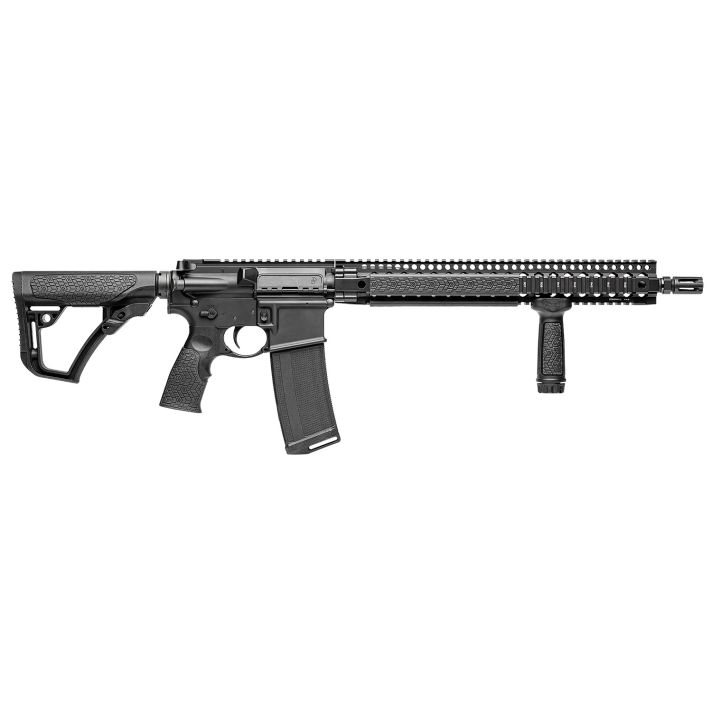 Daniel Defense 0214515175047 DDM4 V9 5.56x45mm NATO 16" 30+1 Black Hard Coat Anodized 6 Position w/SoftTouch Overmolding Stock