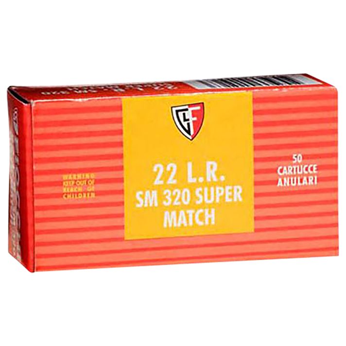 Fiocchi 22SM320 Exacta Super Match 22LR 40gr Round Nose 50 Per Box/100 Case