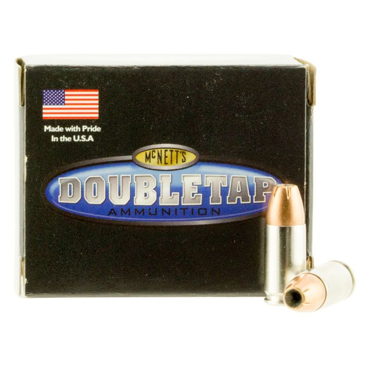DoubleTap Ammunition 9MM165EQ Home Defense9mmLuger+P 165gr Jacketed Hollow Point 20 Per Box/50 Case