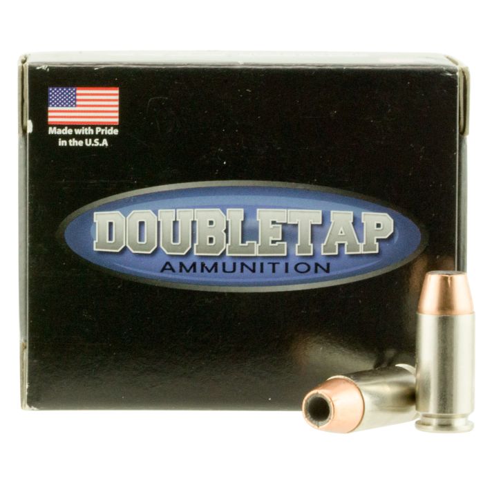 DoubleTap Ammunition 40180CE Home Defense40S&W 180gr Jacketed Hollow Point 20 Per Box/50 Case