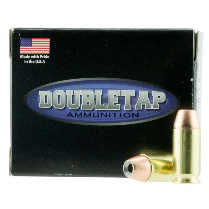 DoubleTap Ammunition 45A185CE Home Defense45ACP 185gr Jacketed Hollow Point 20 Per Box/50 Case