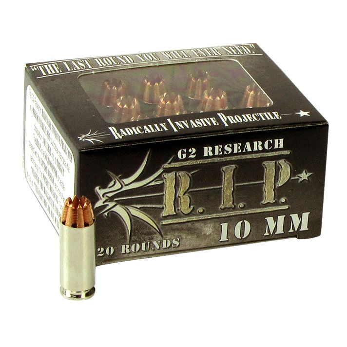G2 Research G00601 R.I.P10mmAuto 115gr Fracturing Hollow Point 20 Per Box/25 Case