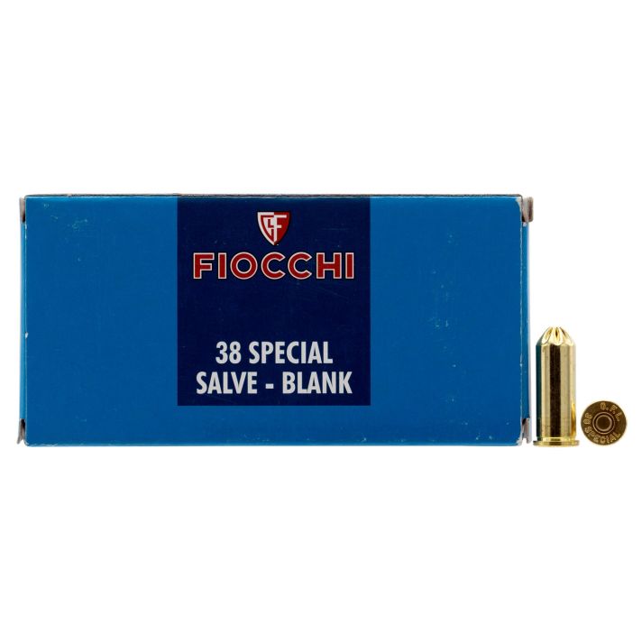 Fiocchi 38BLANK Pistol Blank 38Special 50 Per Box/20 Case