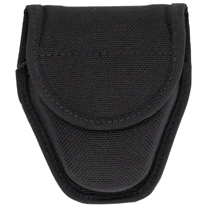 Bianchi 18772 7317 Double Handcuff Case Accumold Black Textured 2-2.25" Hook & Loop