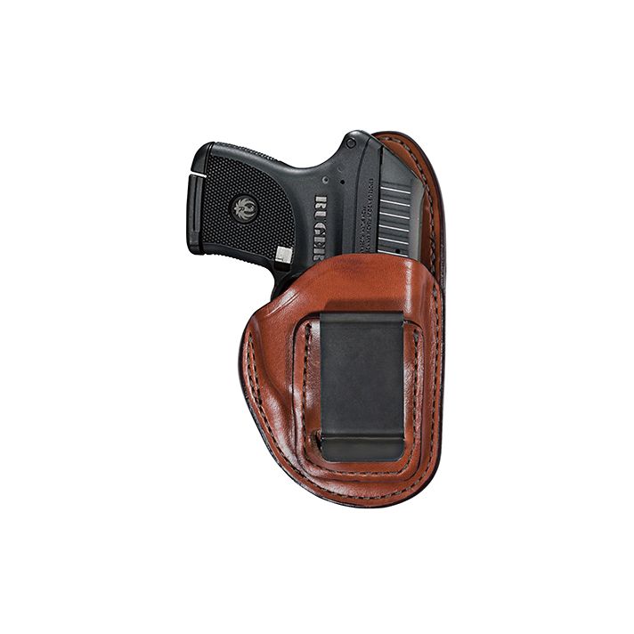 Bianchi 19234 100 ProfessionalIWB Size 11 Tan Leather Belt Clip Compatible w/Glock 19/23/Sig P228/Ruger Security-9 Belt 1.75" Wide Right Hand