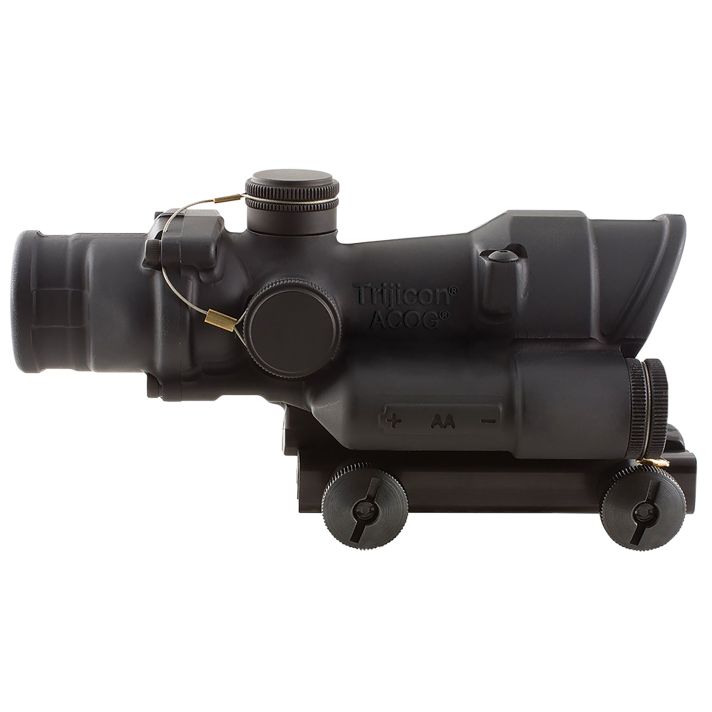 Trijicon 100394 ACOGMatte Black 4x32mm LED Illuminated Red Horseshoe Dot 223/556 Reticle