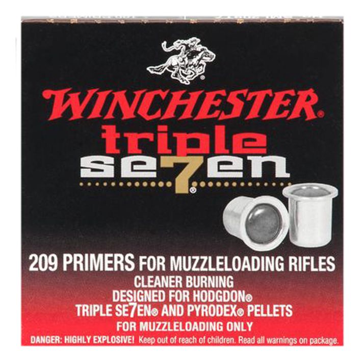 Winchester Muzzleloading SML209T7 209 Triple Seven Muzzleloading Primers 100 Per Box