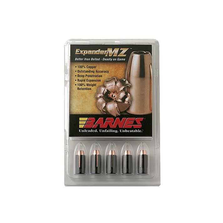Barnes Bullets 30506 Expander MZ Muzzleloader 45 ExpanderMZ Hollow Point 195gr 15rd/Box