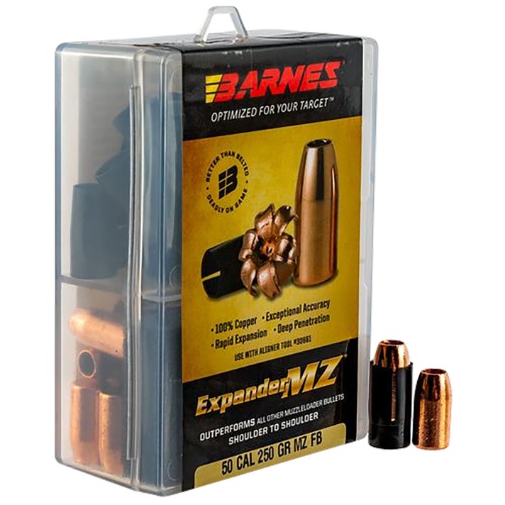 Barnes Bullets 30569 Expander MZ Muzzleloader 50 ExpanderMZ Hollow Point 300gr 15rd/Box