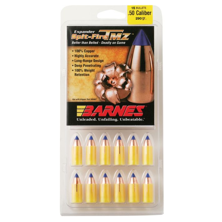 Barnes Bullets 30594 Spit-Fire TMZ Muzzleloader 50 Spit-Fire TMZ 290gr 15rd/Box