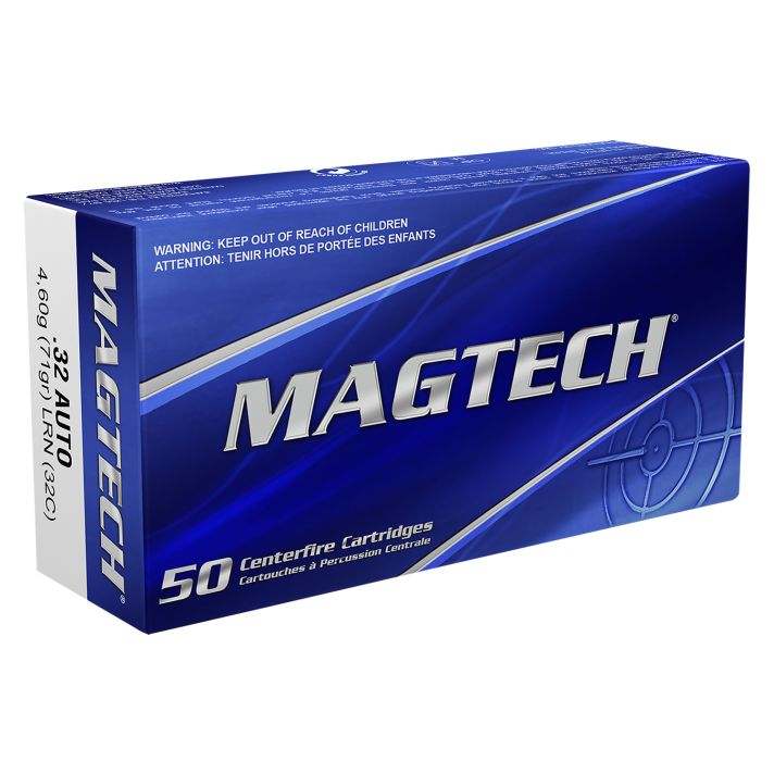 Magtech 32C Range/Training32ACP 71gr Lead Round Nose 50 Per Box/20 Case