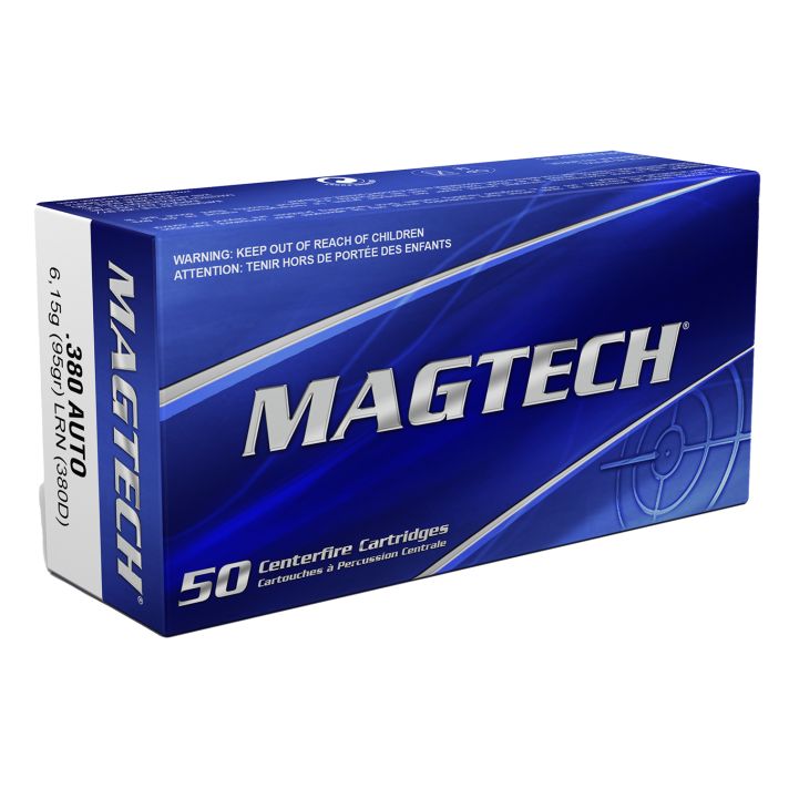 Magtech 380D Range/Training380ACP 95gr Lead Round Nose 50 Per Box/20 Case