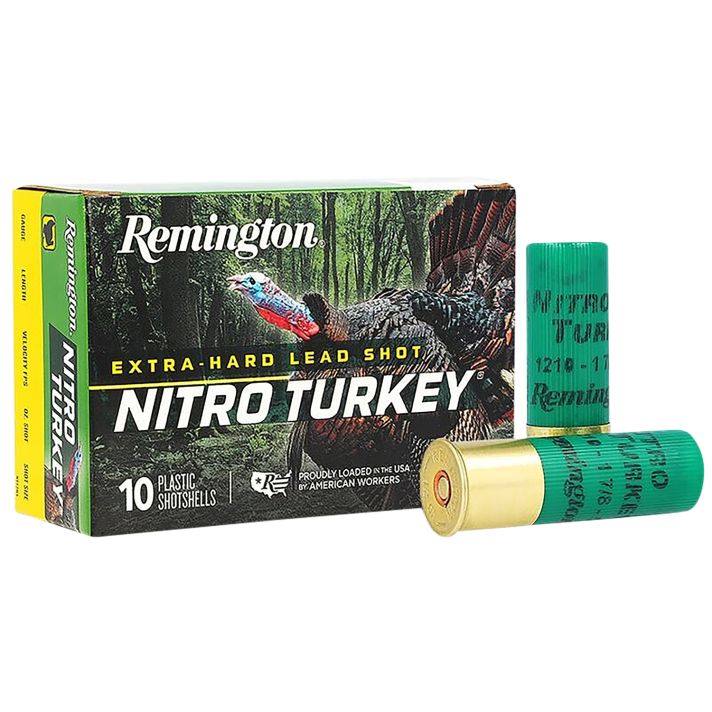 Remington Ammunition 26710 Nitro Turkey12Gauge 3.50" 2oz 4Shot 10 Per Box/10 Case