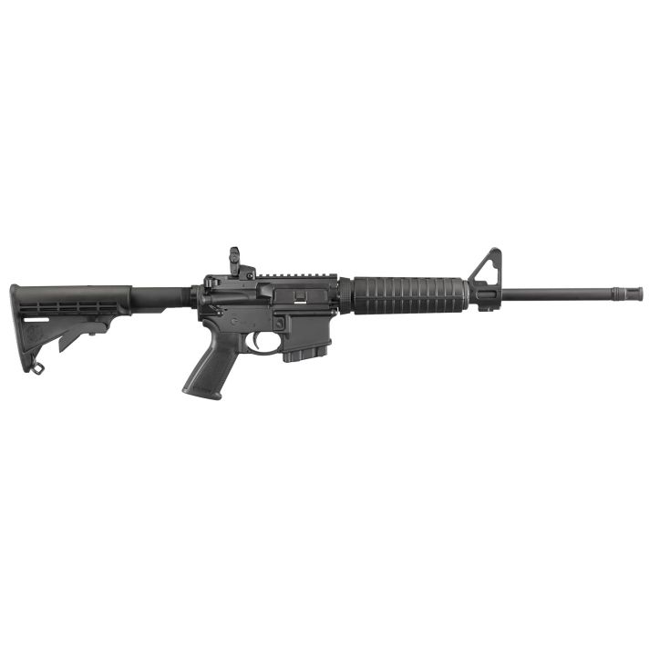 Ruger 8511 AR-556 *CO/MD Compliant 5.56x45mm NATO 16.10" 10+1 Black Hard Coat Anodized Black 6 Position Stock Black Polymer Grip Right Hand