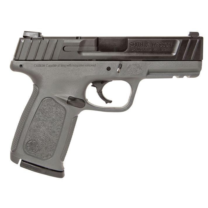 Smith & Wesson 11995 SD9Compact Frame 9mm Luger 16+1, 4" Black Armornite Stainless Steel Barrel & Serrated Slide, Gray Polymer Frame w/Picatinny Rail, Gray Textured Grip, No Safety