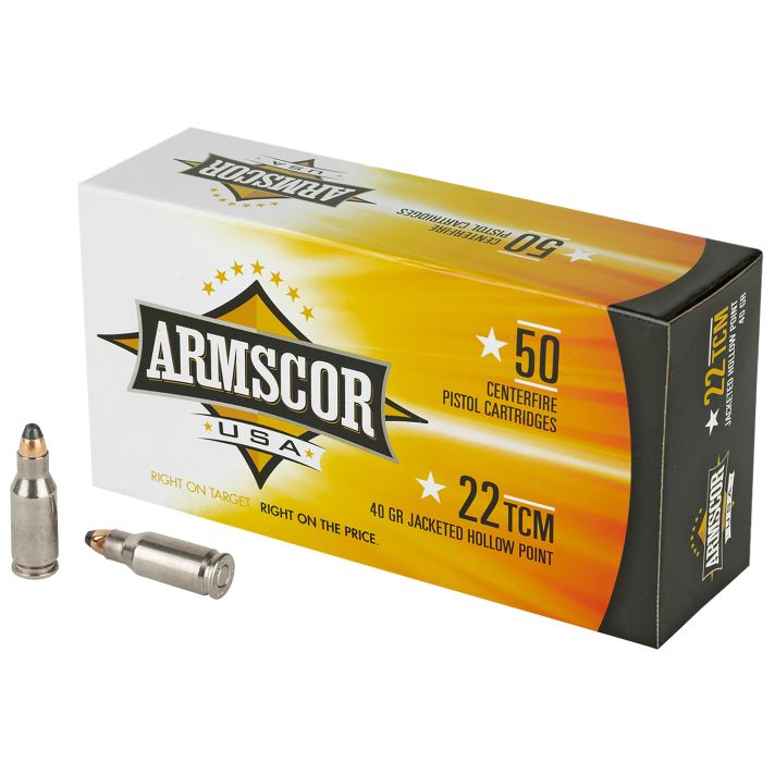 Armscor FAC22TCM1N USA22TCM 40gr Jacketed Hollow Point 50 Per Box/20 Case