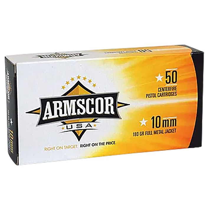 Armscor FAC102N USA10mmAuto 180gr Full Metal Jacket 50 Per Box/20 Case